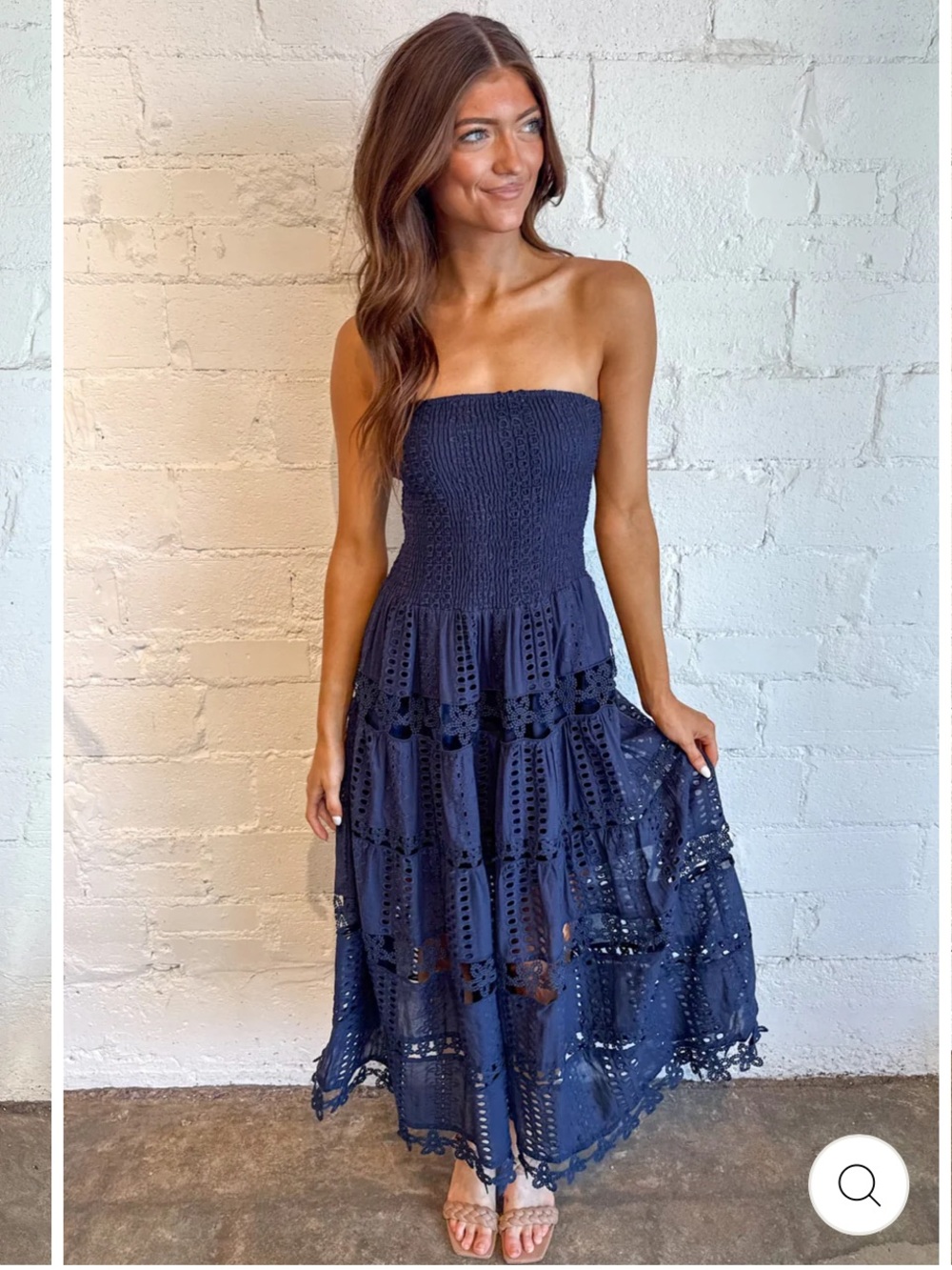 NWT $128 Most Gorgeous Evelyn Eyelet Dress - Adeline size S - Picture 7 of 14